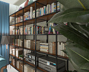 Стеллаж в библиотеку